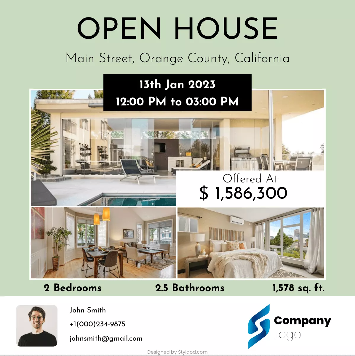 Open House 5 flyer template