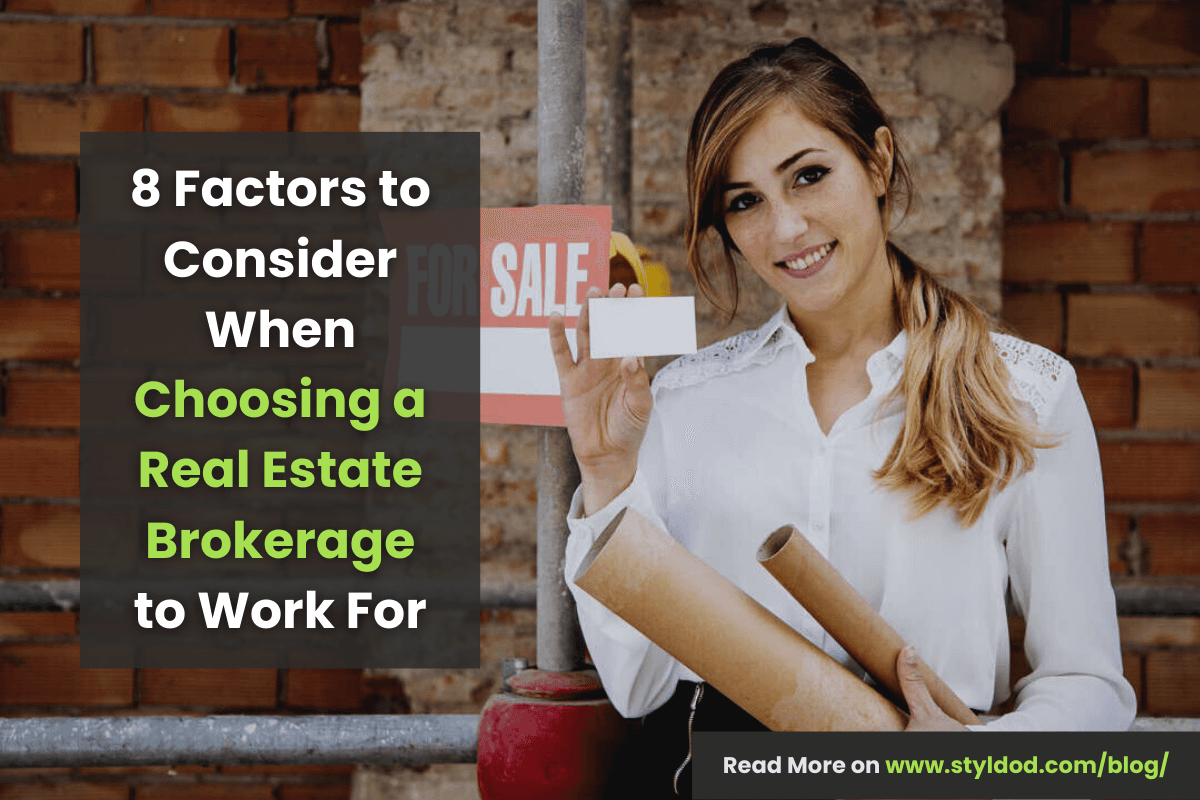 How to Choose a Real Estate Brokerage to Work For