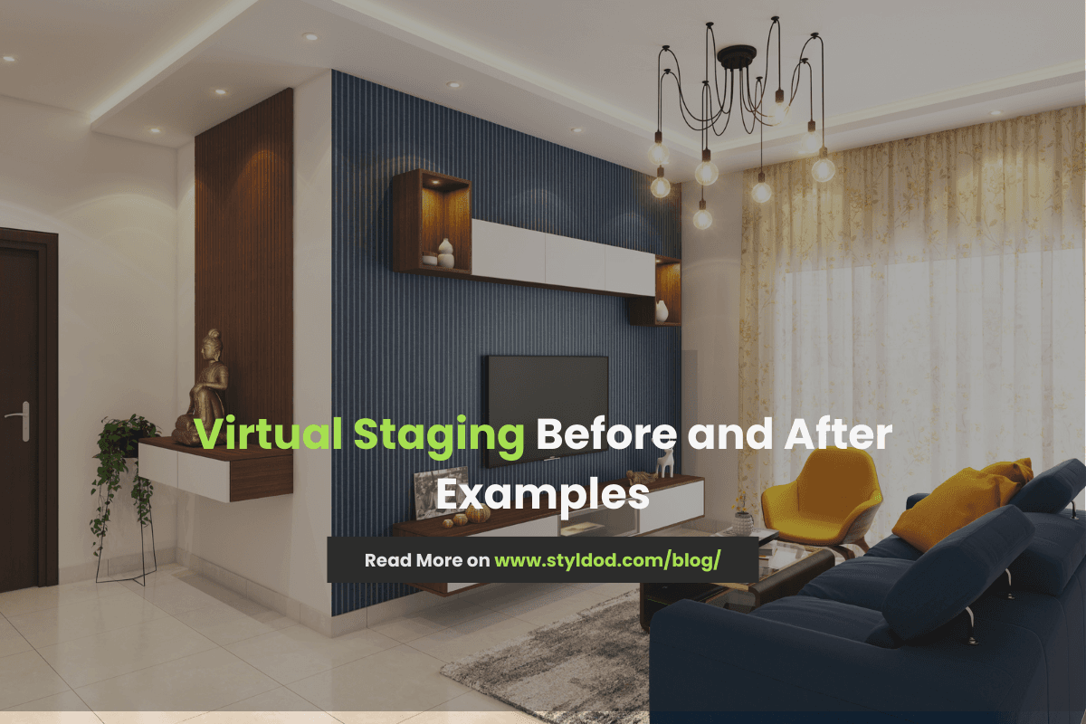 Virtual Staging Before and After Examples