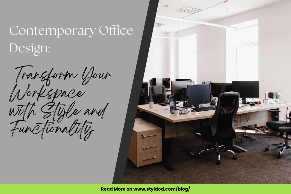 Contemporary Office Design: Transform Your Workspace with Style and Functionality