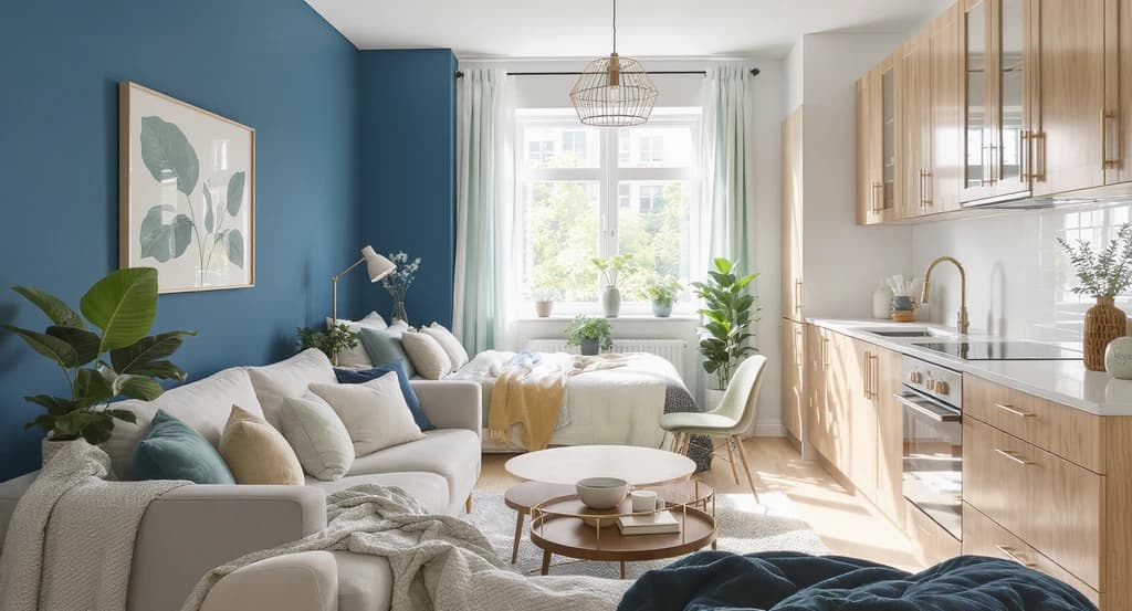 10 Color Strategies That Make Small Studio Apartments Feel Expansive and Personal