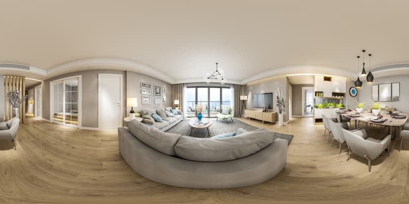 3D Render and virtual tour example